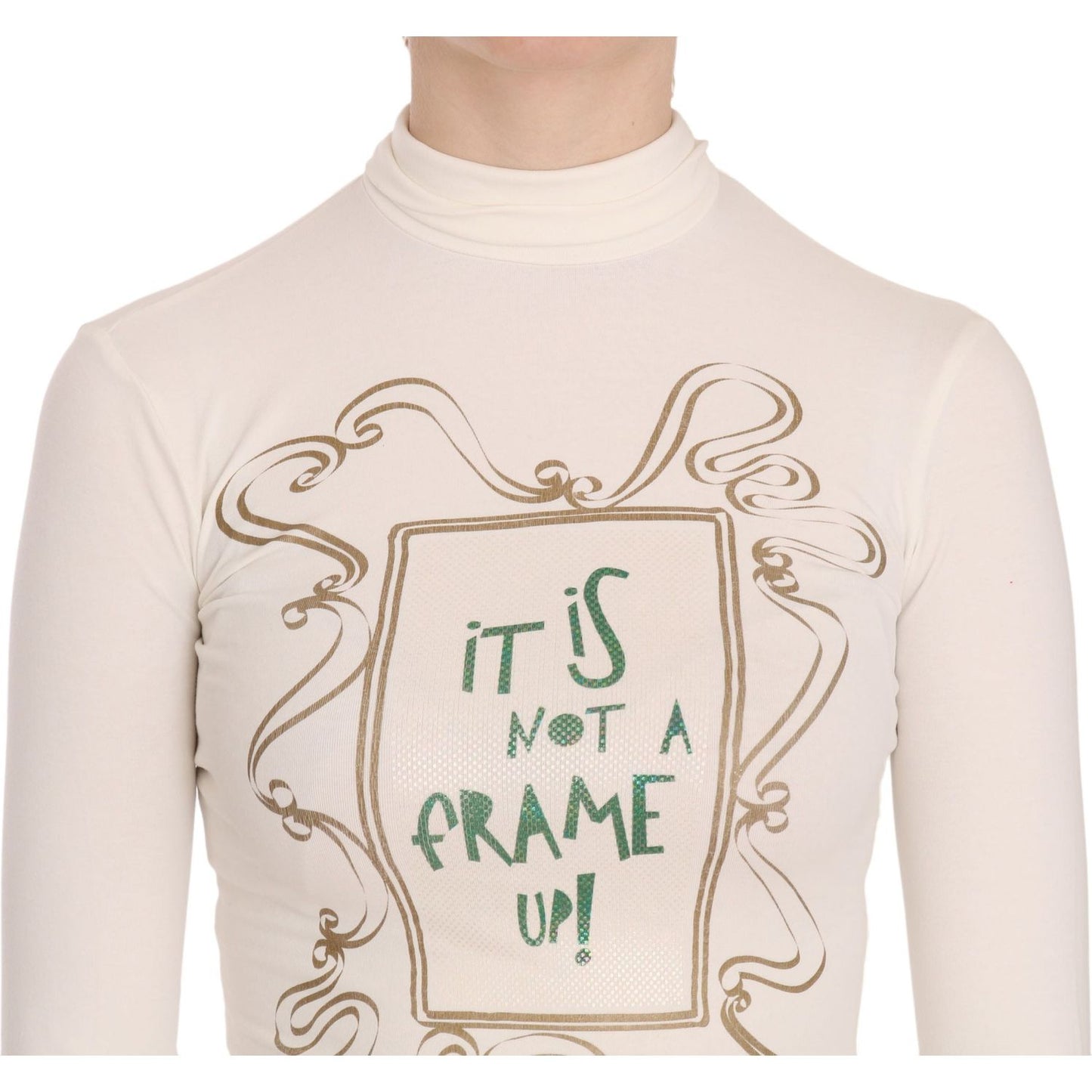 Exte Crew Neck It Is Not A Frame Up! Print Blouse Exte