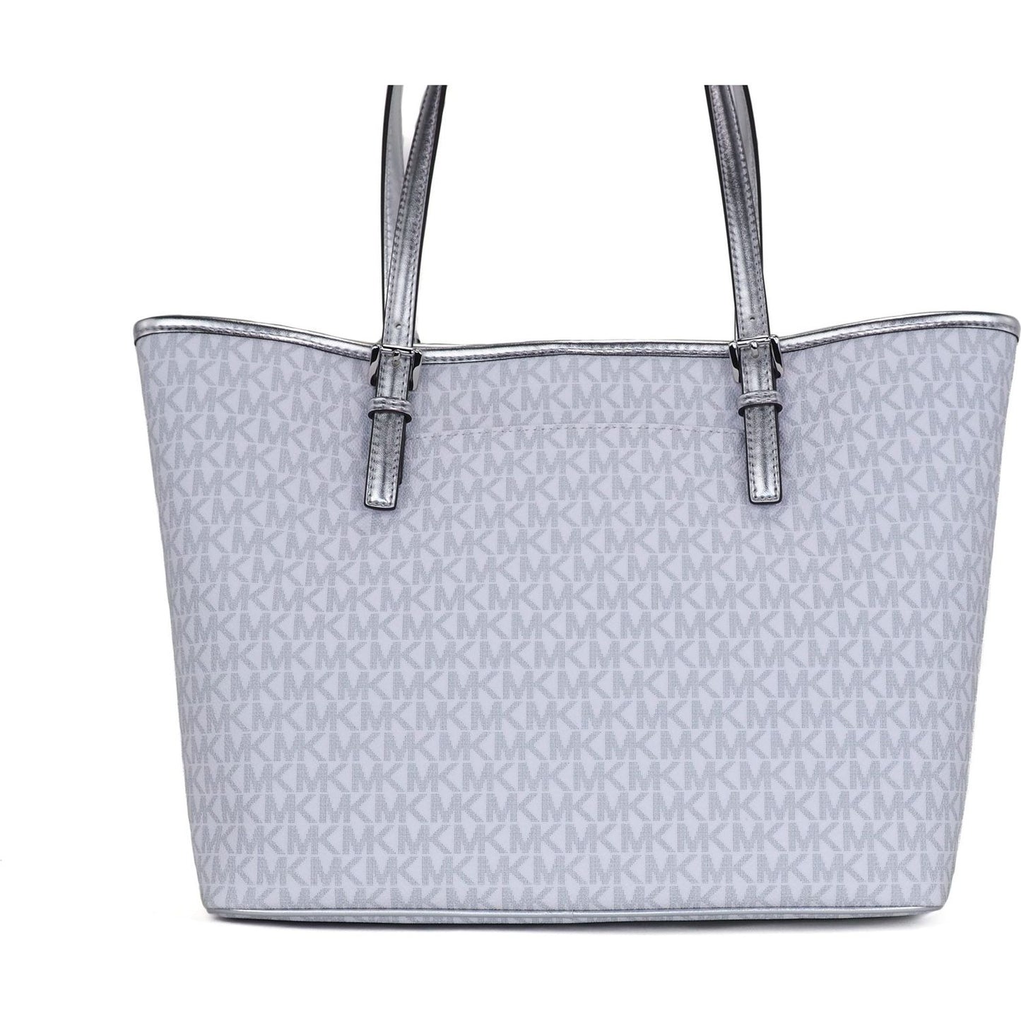 Michael Kors Jet Set Girls Print Medium Signature PVC Carryall Shoulder Tote Handbag (Bright White Multi) 909720