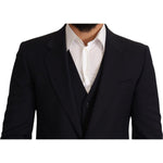 Dolce & Gabbana Blue 2 Piece MARTINI Blazer Suit Jacket KOS1892 -50