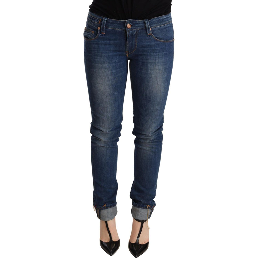 Acht Blue Washed Low Waist Skinny Denim Jeans Pant PAN71231 -26