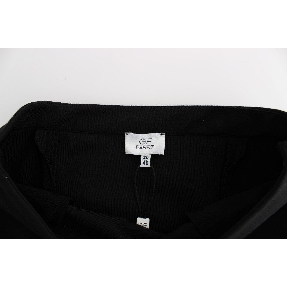 GF Ferre Black Straight Pencil Skirt GF Ferre