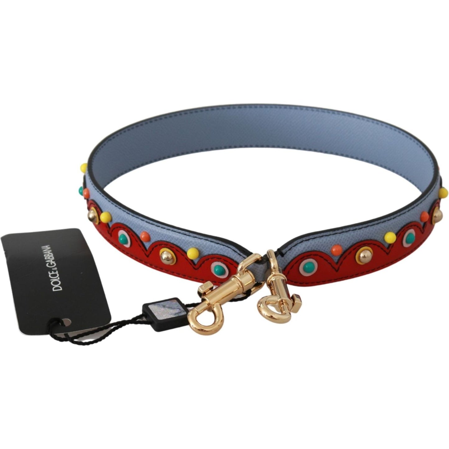Dolce & Gabbana Blue Handbag Accessory Leather Shoulder Strap DO1621544