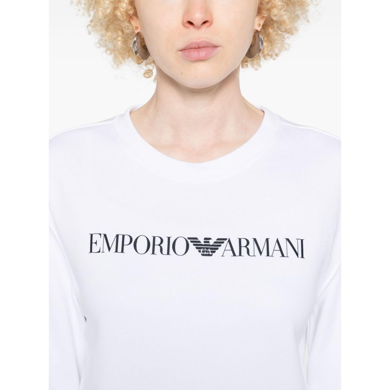 Emporio Armani logo-print organic-cotton Sweatshirt 8N2M9E2J49ZF109-P25