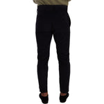 Dolce & Gabbana Blue Cotton Skinny Corduroy Trouser Pants PAN72900 - 48