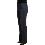 MARGHI LO' Dark Blue Cotton Straight Denim Jeans PAN72165 - 48