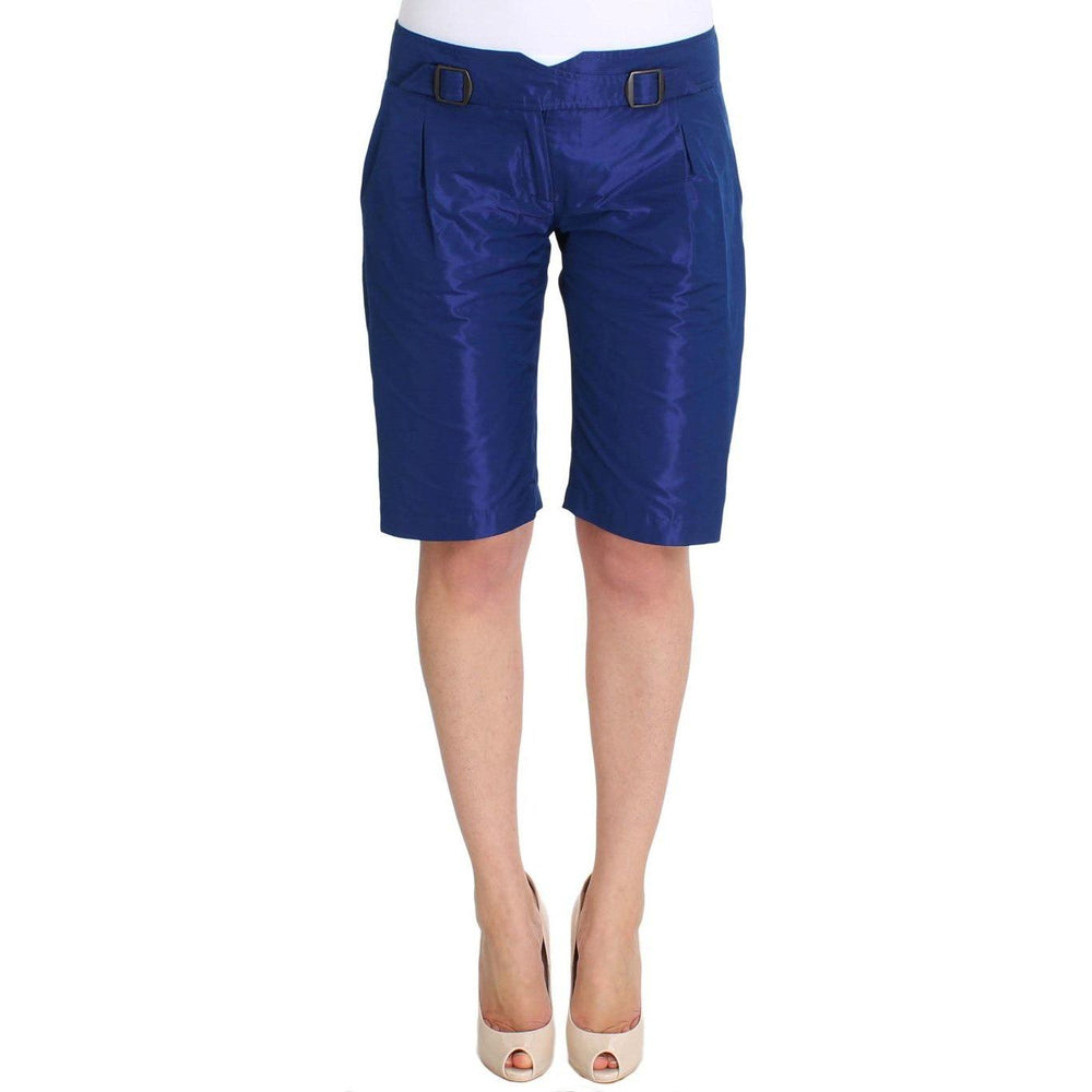 Ermanno Scervino Blue Above Knees Bermuda Shorts SIG30385-1