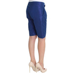Ermanno Scervino Blue Above Knees Bermuda Shorts SIG30385-1
