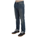 Acht Blue Wash Cotton Denim Regular Fit Jeans SIG30493-1