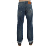 Acht Blue Wash Cotton Denim Regular Fit Jeans SIG30493-1