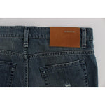 Acht Blue Wash Cotton Denim Regular Fit Jeans SIG30493-1