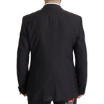 Dolce & Gabbana Dark Blue Single Breasted MARTINI Blazer JKT3386- 54