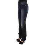 Costume National Blue Cotton Slim Fit Bootcut Jeans SIG30198-1