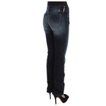 Costume National Blue Cotton Slim Fit Bootcut Jeans SIG30198-1