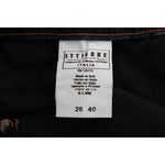 Costume National Blue Cotton Blend Bootcut Jeans SIG30199-1