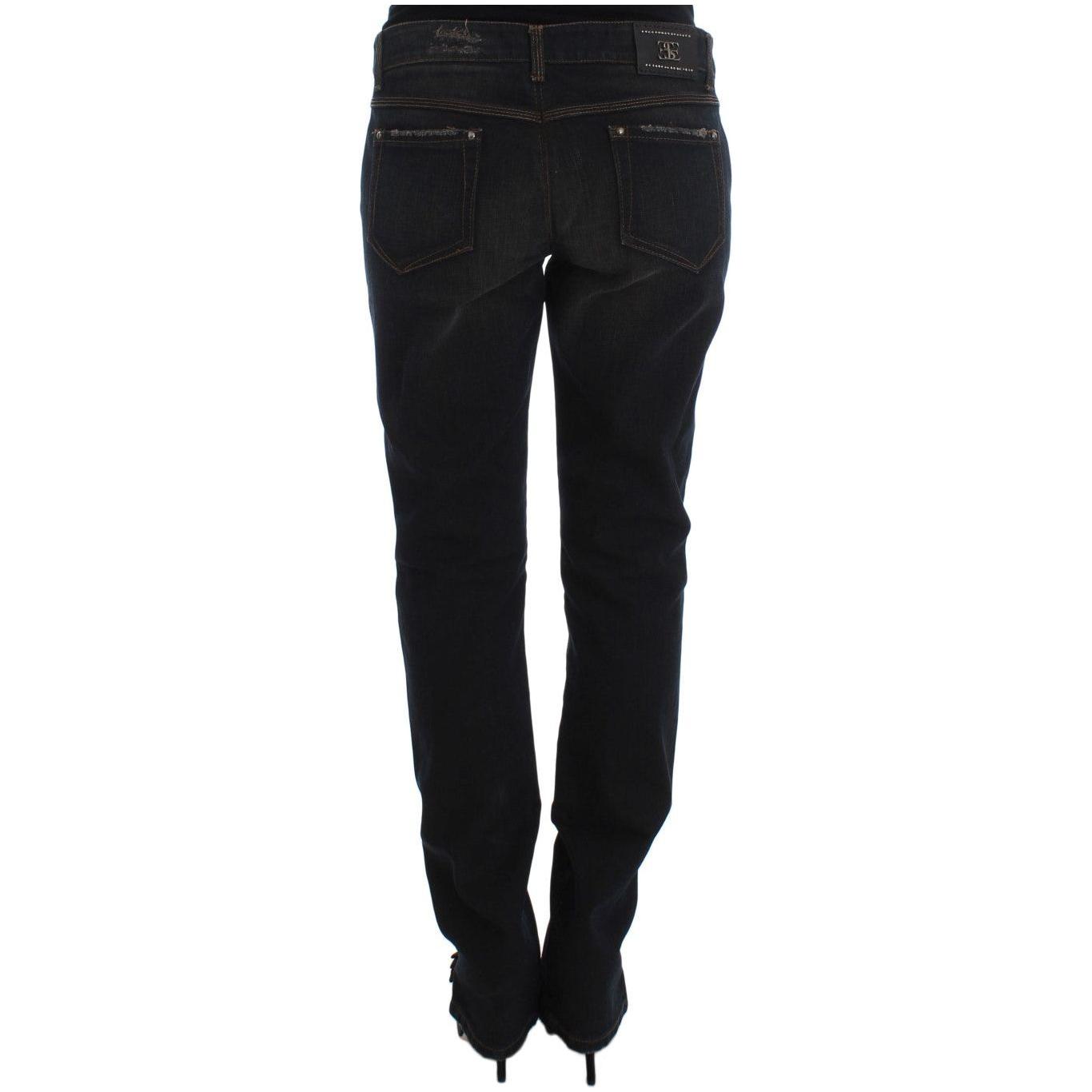 Ermanno Scervino Blue Wash Cotton Boyfriend Jeans SIG30276-4