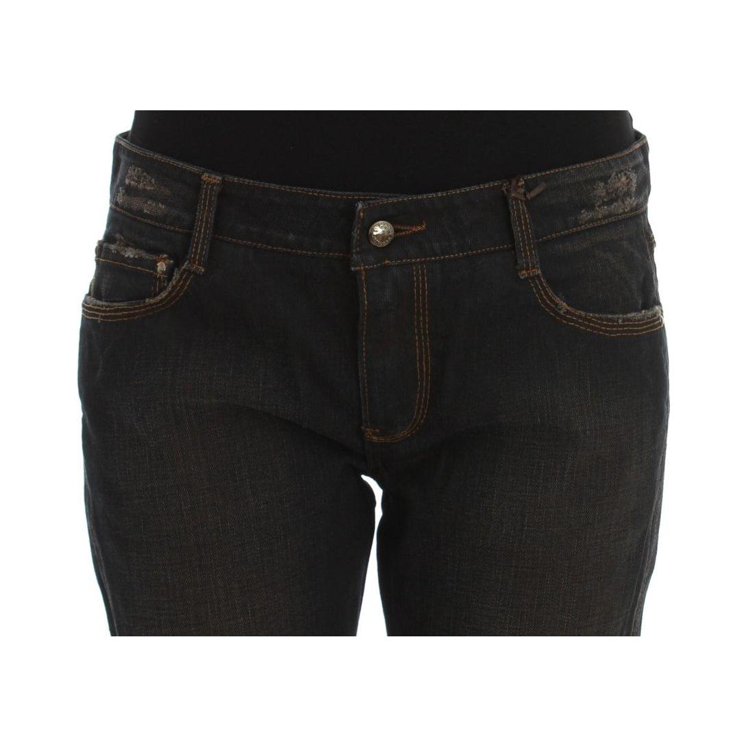 Ermanno Scervino Blue Wash Cotton Boyfriend Jeans SIG30276-4