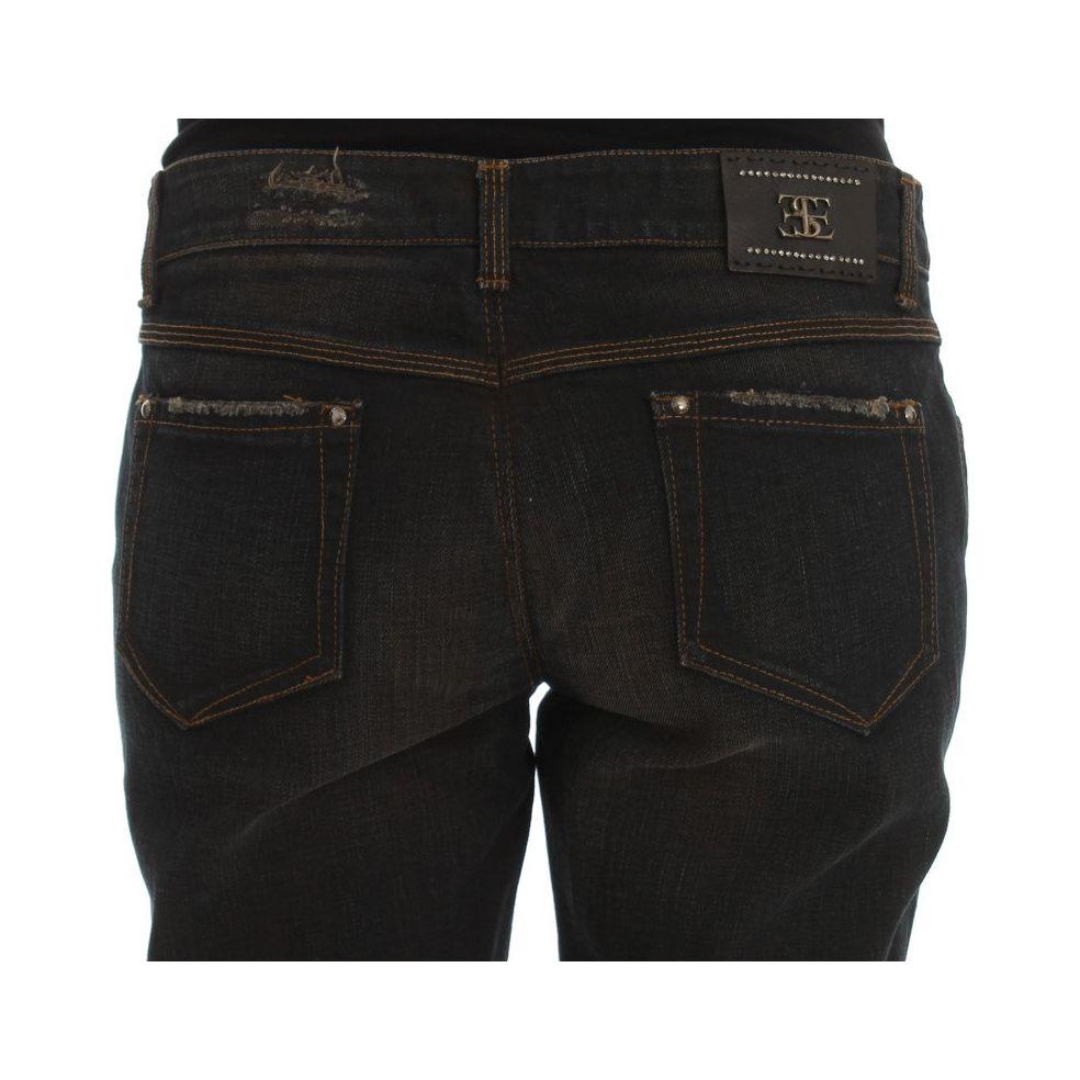 Ermanno Scervino Blue Wash Cotton Boyfriend Jeans SIG30276-4