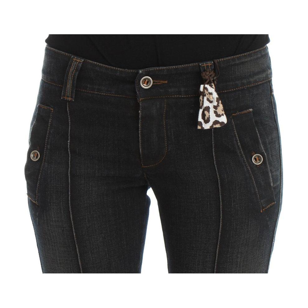 Ermanno Scervino Blue Wash Cotton Slim Fit Jeans SIG30277-1