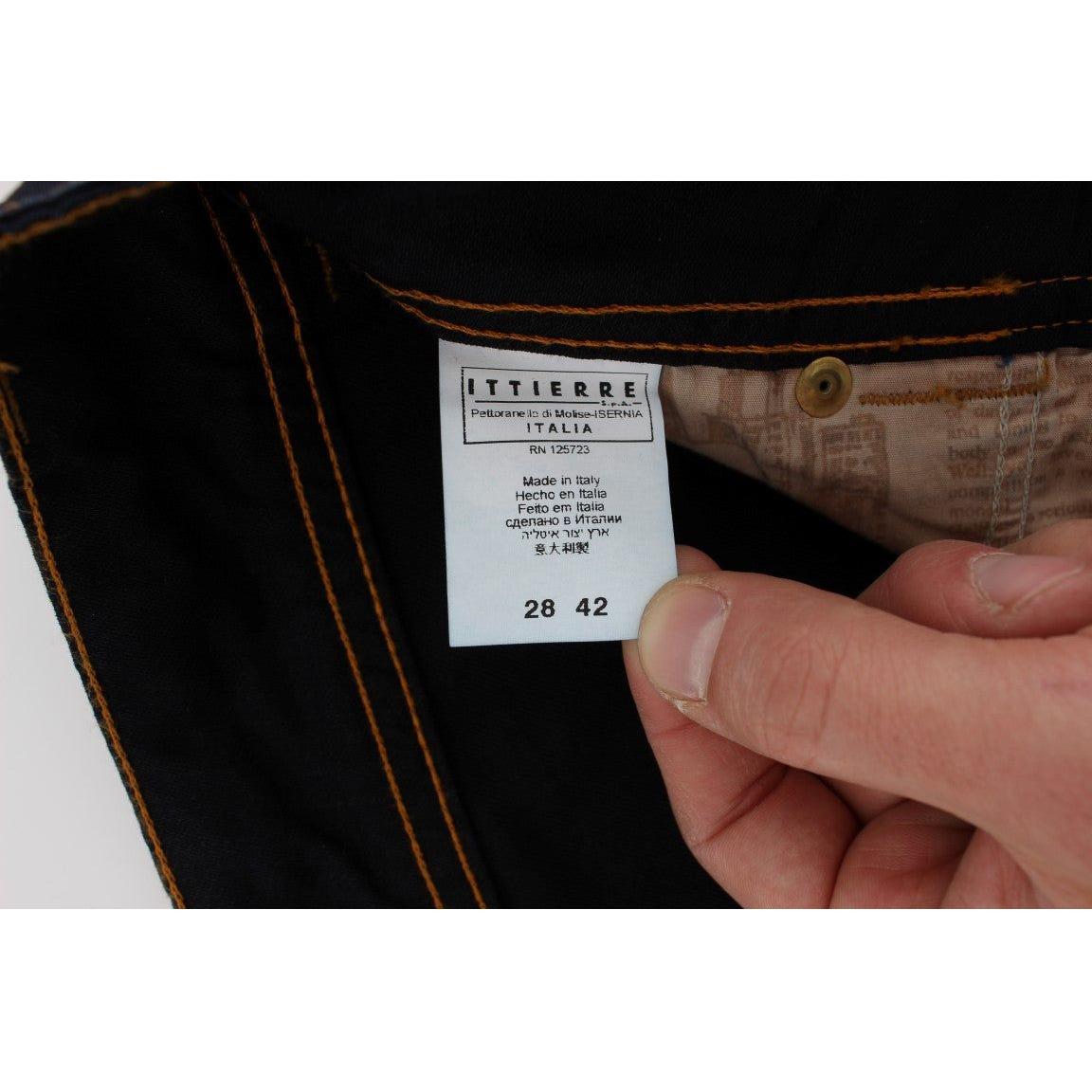 John Galliano Blue Wash Cotton Slim Fit Jeans SIG30164-3