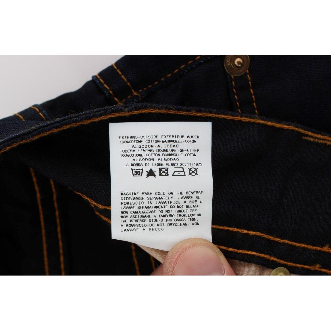 John Galliano Blue Wash Cotton Slim Fit Jeans SIG30164-3