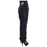 John Galliano Blue Wash Cotton Blend Boyfriend Fit Jeans SIG30207-1
