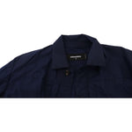 Dsquared² Dark Blue Cotton Collared Long Sleeves Casual Shirt TSH7933- 48