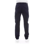 Baldinini Trend Blue Cotton Men Cargo Trouser BA-23128-W32