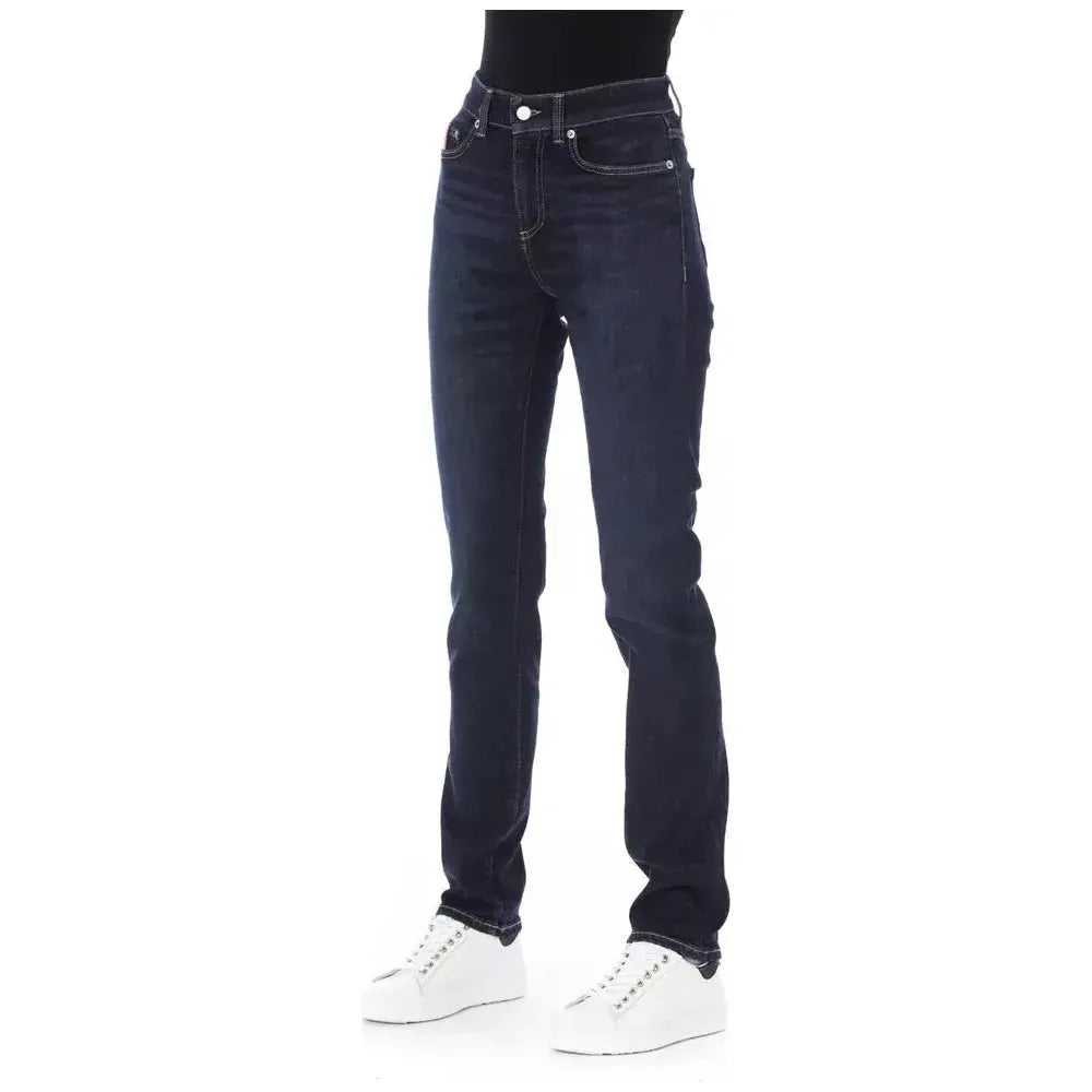 Baldinini Trend Blue Cotton Women's Jeans BA-23106-W31