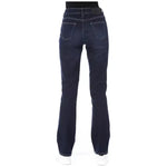 Baldinini Trend Blue Cotton Women Jeans with Tricolor Pocket Detail BA-23107-W30