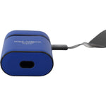 Dolce & Gabbana Blue Leather Silver Metal Logo Airpods Case SMY101000