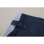 Dolce & Gabbana Blue Cotton Straight Fit Pants PAN73283 - 50