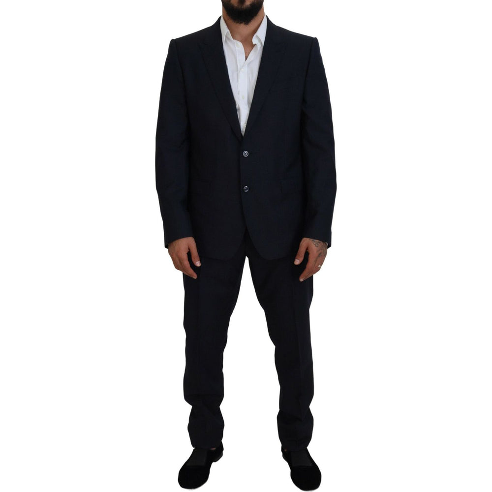 Dolce & Gabbana Blue Single Breasted 2 Piece MARTINI Suit KOS2160 - 54