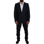 Dolce & Gabbana Blue Single Breasted 2 Piece MARTINI Suit KOS2160 - 54