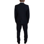 Dolce & Gabbana Blue Single Breasted 2 Piece MARTINI Suit KOS2160 - 54