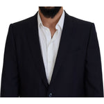 Dolce & Gabbana Blue Single Breasted 2 Piece MARTINI Suit KOS2160 - 54