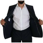 Dolce & Gabbana Blue Single Breasted 2 Piece MARTINI Suit KOS2160 - 54