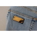 Dolce & Gabbana Blue Wash Slim Fit Cotton Denim Jeans PAN74541- 60