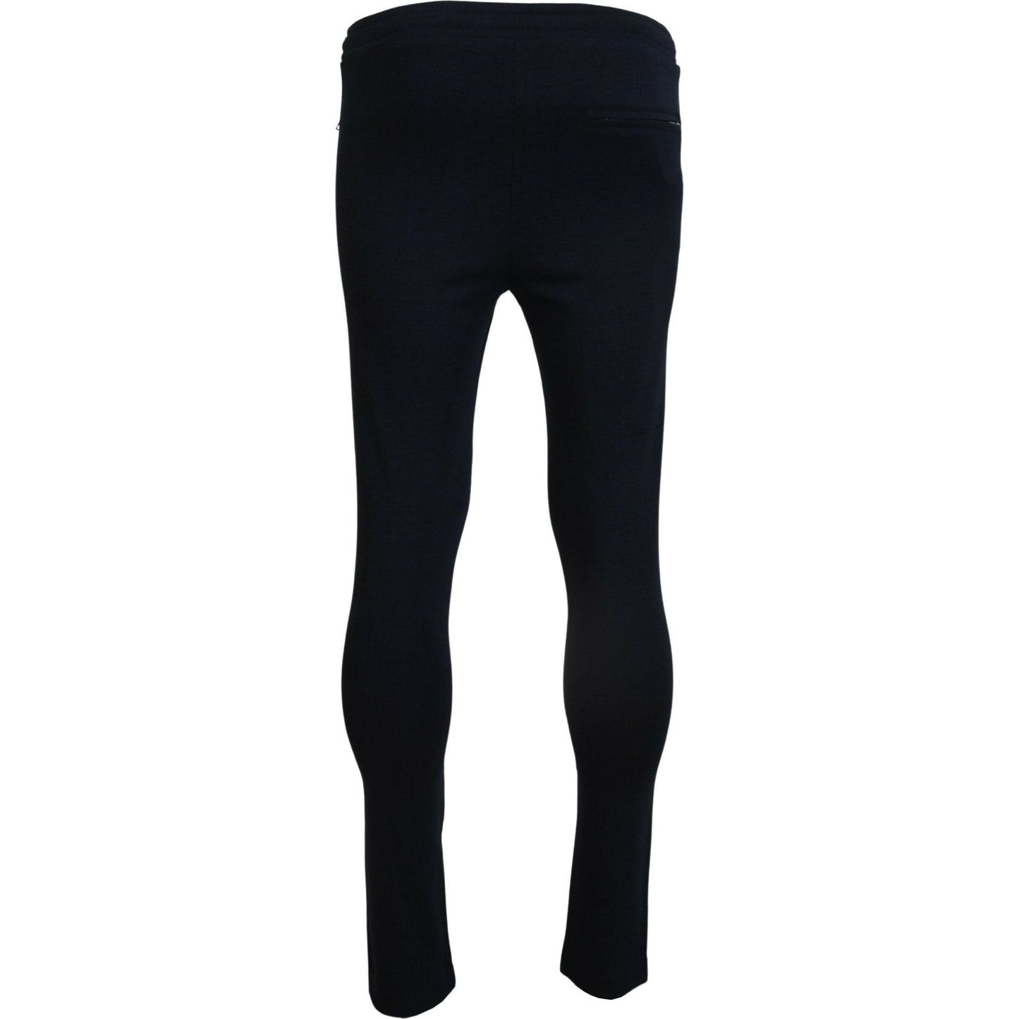 Dolce & Gabbana Blue Mens Sport Cotton Sweatpants Pants PAN74583-44
