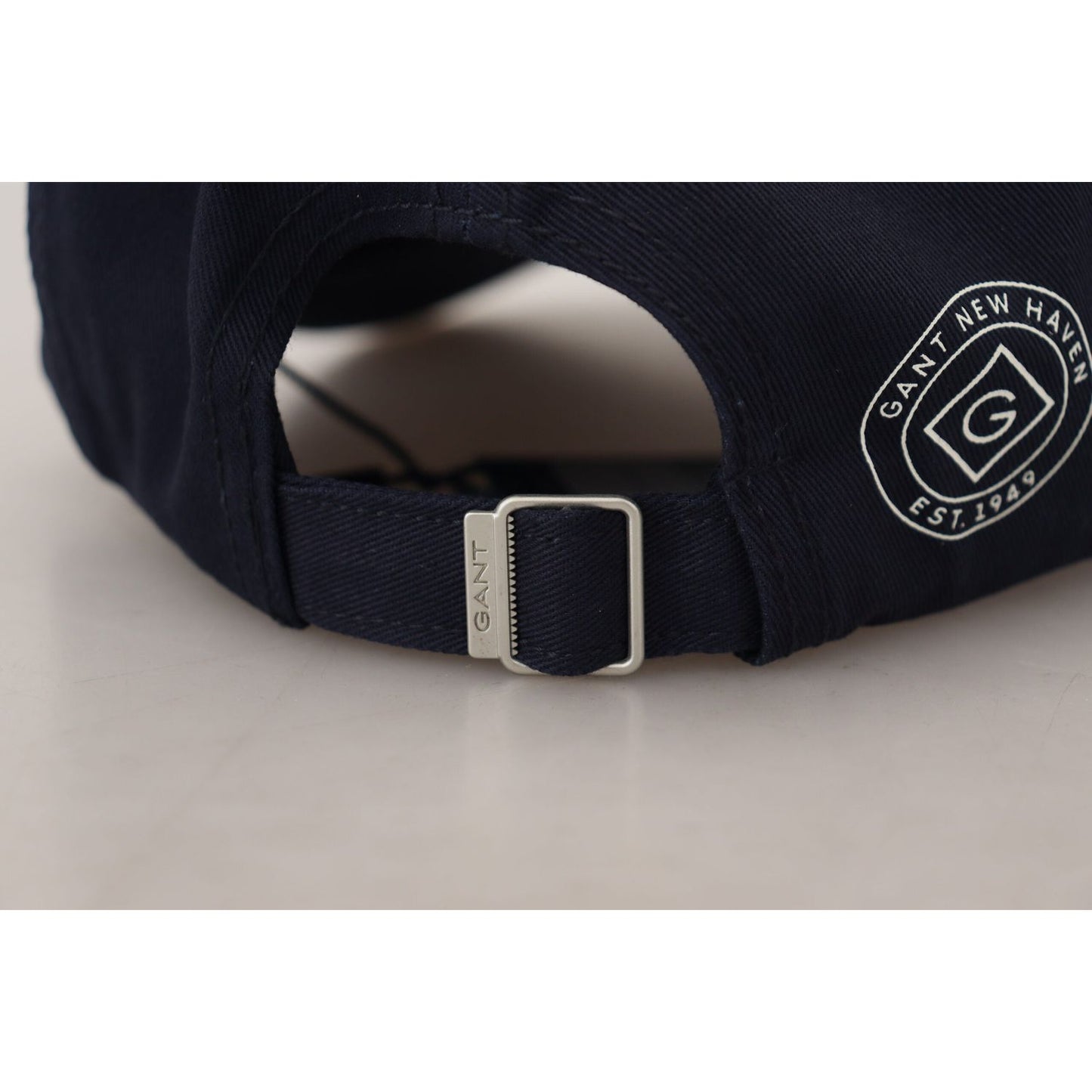 Gant Blue Cotton Logo Print Baseball Cap Casual Hat