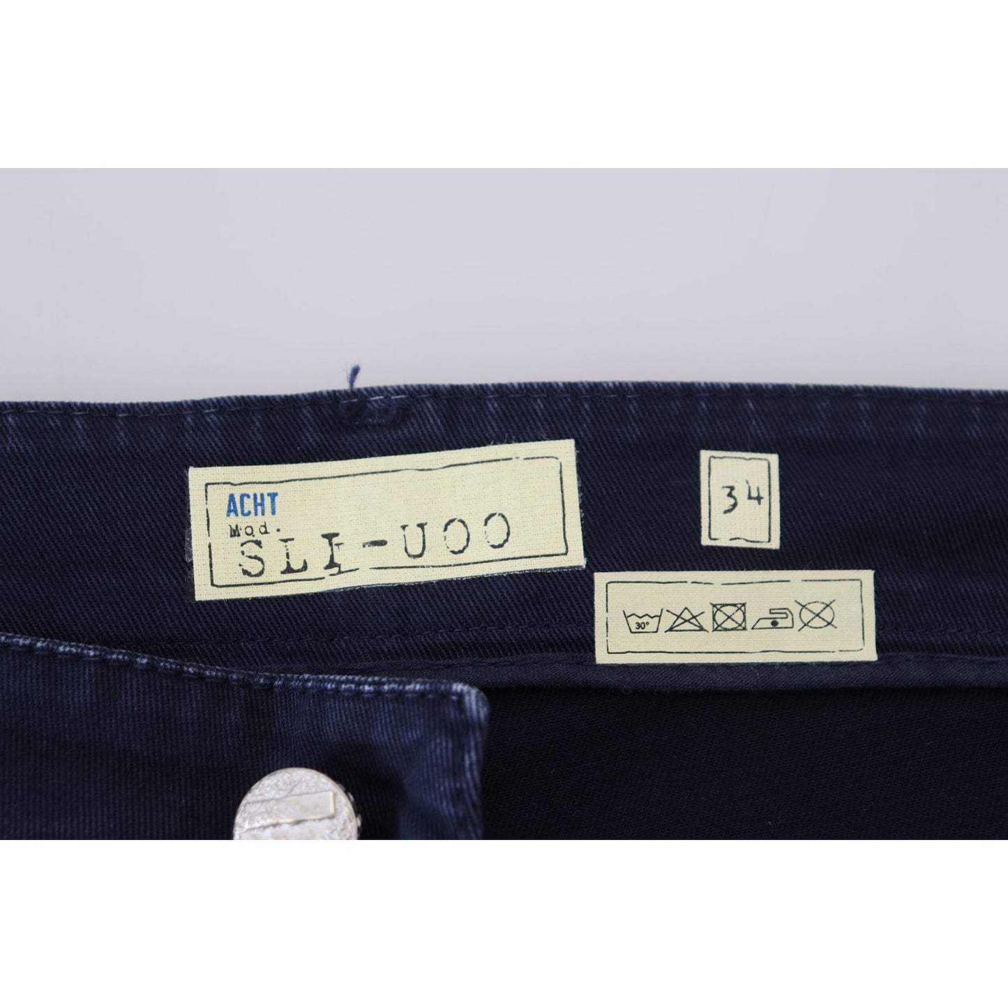 Acht Blue Cotton Tapered Slim Fit Men Casual Denim Jeans PAN74678-46