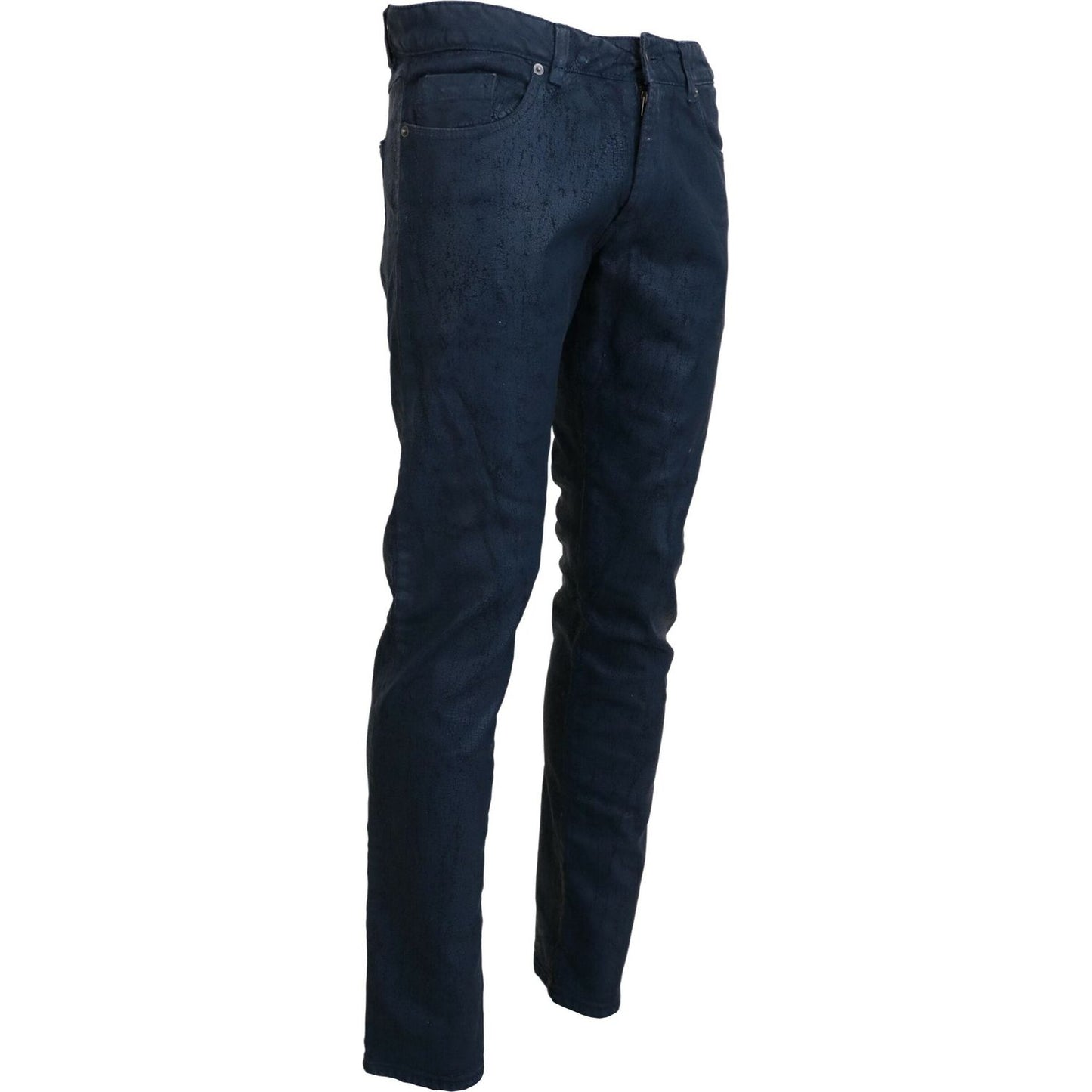 Exte Blue Cotton Tapered Slim Fit Men Casual Denim Jeans PAN74682-48