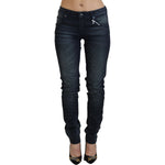 Acht Blue Washed Low Waist Slim Fit Cotton Denim Jeans PAN72695-26