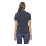 Baldinini Trend Blue Cotton Women T-Shirt BA-23907-XS