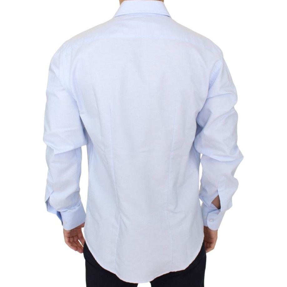 Cavalli Light blue cotton shirt SIG10098-1