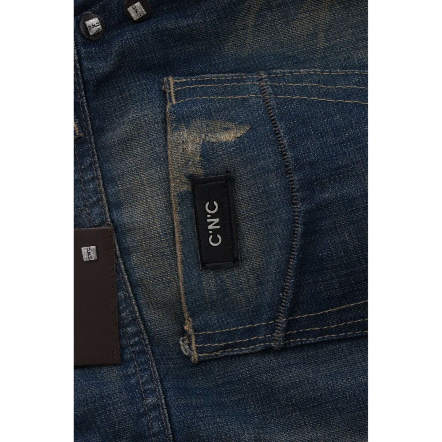 Costume National Blue straight leg jeans Costume National