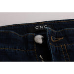 Costume National Blue Cotton Bootcut Flared Jeans SIG30109-4