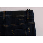 Costume National Blue Cotton Bootcut Flared Jeans SIG30109-4