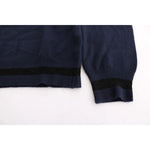 Costume National Blue V-neck Viscose Sweater TUI10018-1