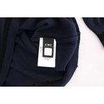 Costume National Blue V-neck Viscose Sweater TUI10018-1