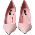 Dolce & Gabbana Light Pink Patent Leather Pumps Heels Shoes LA11136-40.5